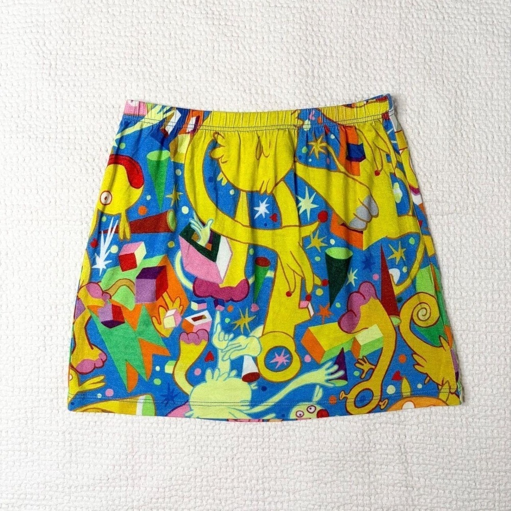 B.Forever j-fashion AOP mini skirt